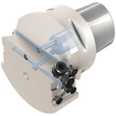 Iscar - 47mm Head Length, Modular Grooving Cutting Unit Head - System Size C5, Through Coolant, Series CAMFIX - Exact Tooling