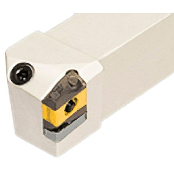 Iscar - PLAN, Right Hand Cut, 25mm Shank Height x 25mm Shank Width, Negative Rake Indexable Turning Toolholder - 150mm OAL, LNMX Insert Compatibility, Series Heliturn - Exact Tooling