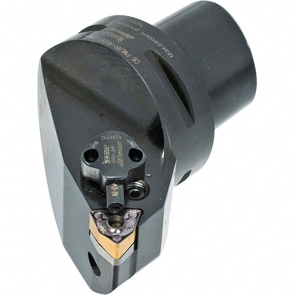 Iscar - Left Hand Cut, Size C6, WN.. Insert Compatiblity, External Modular Turning & Profiling Cutting Unit Head - 45mm Ctr to Cutting Edge, 65mm Head Length, Series Isoturn - Exact Tooling