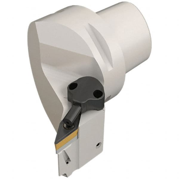 Iscar - Right Hand Cut, Size C6, VBMT & VC.. Insert Compatiblity, External Modular Turning & Profiling Cutting Unit Head - 45mm Ctr to Cutting Edge, 65mm Head Length, Through Coolant, Series Isoturn - Exact Tooling