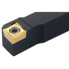 Iscar - SCAC, Right Hand Cut, 16mm Shank Height x 16mm Shank Width, Neutral Rake Indexable Turning Toolholder - 125mm OAL, CC.T Insert Compatibility, Series Isoturn - Exact Tooling