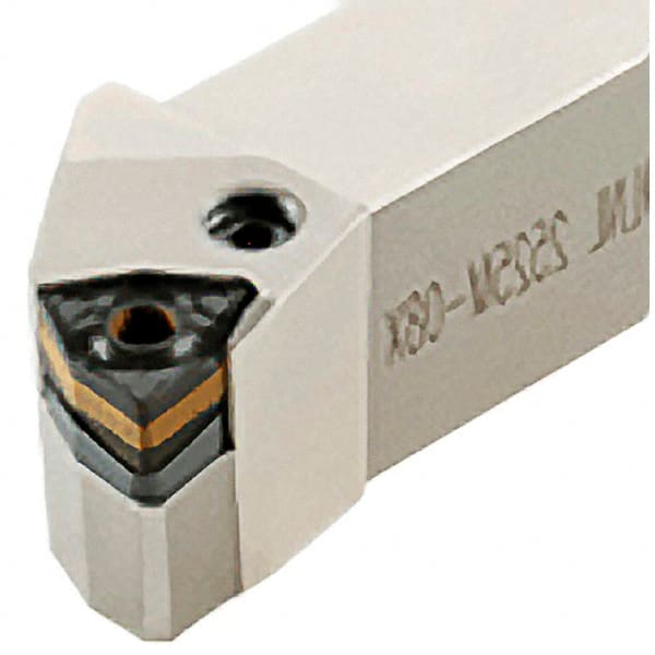 Iscar - PWLN, Left Hand Cut, 20mm Shank Height x 20mm Shank Width, Negative Rake Indexable Turning Toolholder - 125mm OAL, WN..06.. Insert Compatibility, Series Heliturn LD - Exact Tooling