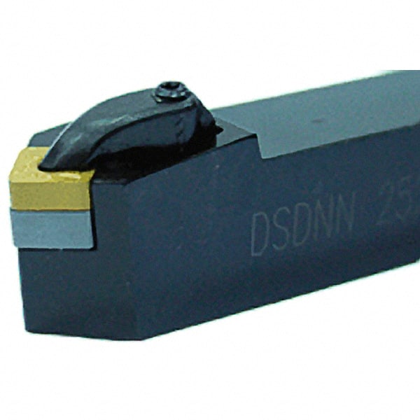 Iscar - DSDN, Neutral Cut, 45° Lead Angle, 32mm Shank Height x 32mm Shank Width, Neutral Rake Indexable Turning Toolholder - 170mm OAL, SNM.. Insert Compatibility, Series Isoturn - Exact Tooling