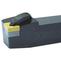 Iscar - LH DCBN Negative Rake Indexable Turning Toolholder - Exact Tooling
