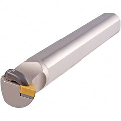 Iscar - PLAN, Left Hand Cut, 40mm Shank Height x 40mm Shank Width, Negative Rake Indexable Turning Toolholder - 200mm OAL, LNMX Insert Compatibility, Series Heliturn - Exact Tooling