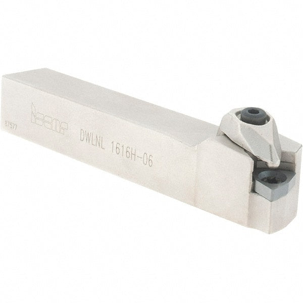 Iscar - DWLN, Left Hand Cut, 95° Lead Angle, 16mm Shank Height x 16mm Shank Width, Negative Rake Indexable Turning Toolholder - 100mm OAL, WNM.. Insert Compatibility, Series Isoturn - Exact Tooling