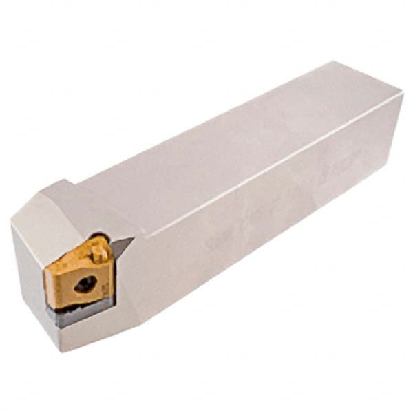 Iscar - SLBN, Left Hand Cut, 75° Lead Angle, 40mm Shank Height x 40mm Shank Width, Negative Rake Indexable Turning Toolholder - 200mm OAL, LNMX Insert Compatibility, Series Heliturn - Exact Tooling