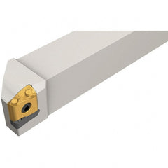 Iscar - SLAN, Left Hand Cut, 40mm Shank Height x 40mm Shank Width, Negative Rake Indexable Turning Toolholder - 200mm OAL, LNMX Insert Compatibility, Series Heliturn - Exact Tooling