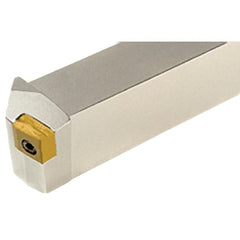 Iscar - SLLN, Left Hand Cut, 25mm Shank Height x 25mm Shank Width, Positive Rake Indexable Turning Toolholder - 150mm OAL, LNMX Insert Compatibility, Series FeedTurn - Exact Tooling