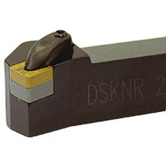 Iscar - DSKN, Right Hand Cut, 75° Lead Angle, 25mm Shank Height x 25mm Shank Width, Negative Rake Indexable Turning Toolholder - 150mm OAL, SN.. Insert Compatibility, Series Isoturn - Exact Tooling