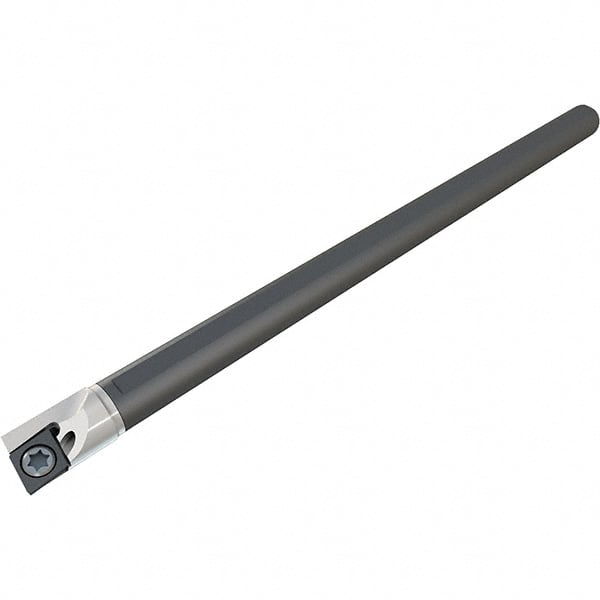 Iscar - Left Hand Cut, 35/64" Min Bore Diam, Size 8-2 Carbide Modular Boring Cutting Unit Head - 0.98" Max Bore Depth, Through Coolant, Compatible with TPGB, TPGB-XL, TPGH-R/L, TPGH-XL, TPGW-M3 (CBN), TPMT, TPMT-PF - Exact Tooling