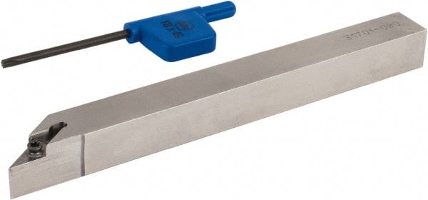 Iscar - SVAC, Right Hand Cut, 91° Lead Angle, 12mm Shank Height x 12mm Shank Width, Neutral Rake Indexable Turning Toolholder - 125mm OAL, VC.T Insert Compatibility, Series Isoturn - Exact Tooling