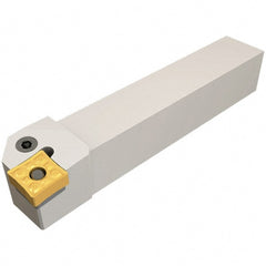 Iscar - PQFN, Right Hand Cut, 20mm Shank Height x 20mm Shank Width, Negative Rake Indexable Turning Toolholder - 125mm OAL, QNMG Insert Compatibility, Series Isoturn - Exact Tooling