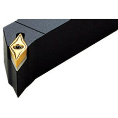 Iscar - SVXC, Left Hand Cut, 112° Lead Angle, 20mm Shank Height x 20mm Shank Width, Neutral Rake Indexable Turning Toolholder - 125mm OAL, Series Isoturn - Exact Tooling