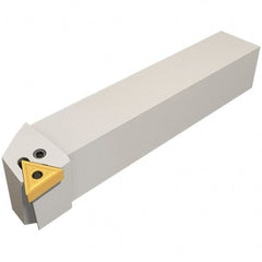 Iscar - PTGN, Right Hand Cut, 91° Lead Angle, 25mm Shank Height x 25mm Shank Width, Negative Rake Indexable Turning Toolholder - 150mm OAL, Series Isoturn - Exact Tooling