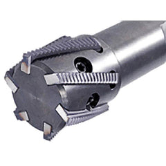 Iscar - 1.26" Cut Diam, 2.36" Max Depth of Cut, 1-1/4" Shank Diam, Internal/External Indexable Thread Mill - Insert Style MTH-BSPT, MTH-F, MTH-ISO, MTH-NPT, MTH-UN, MTH-W, 1.26" Insert Size, 5 Inserts, Toolholder Style MTSRH, 5" OAL - Exact Tooling