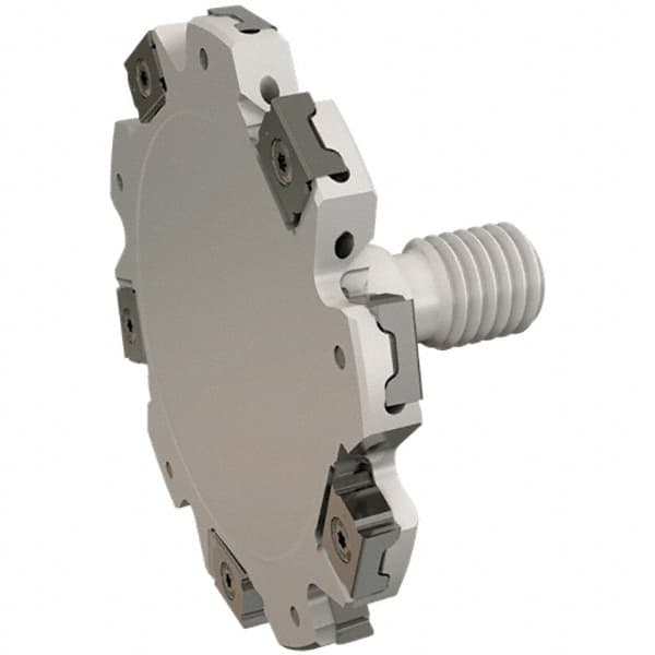 Iscar - Modular Connection Connection, 0.157" Cutting Width, 0.512" Depth of Cut, 40mm Cutter Diam, 6 Tooth Indexable Slotting Cutter - ETS-LN08-M Toolholder, LNET Insert, Right Hand Cutting Direction - Exact Tooling