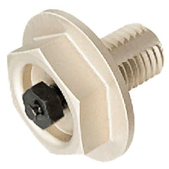 Iscar - Pin-In Hex Coolant Lock Screw Assembly for Indexable Face/Shell Mills - M10 Thread, For Use with Tool Holders - Exact Tooling