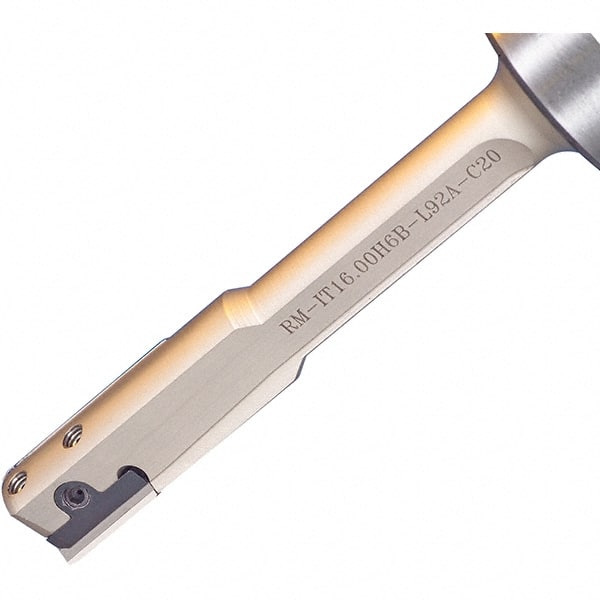 Iscar - 8.7" OAL, RM Indexable Boring Bar - 6.3" Max Bore Depth, RM-SEI-B Insert, Screw Clamping Holding Method - Exact Tooling