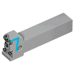 Iscar - MAHP, External, Left Hand, Indexable Grooving Tool Holder - 1-1/4" Shank Height, 1-1/4" Shank Width, 6" OAL, Through Coolant - Exact Tooling