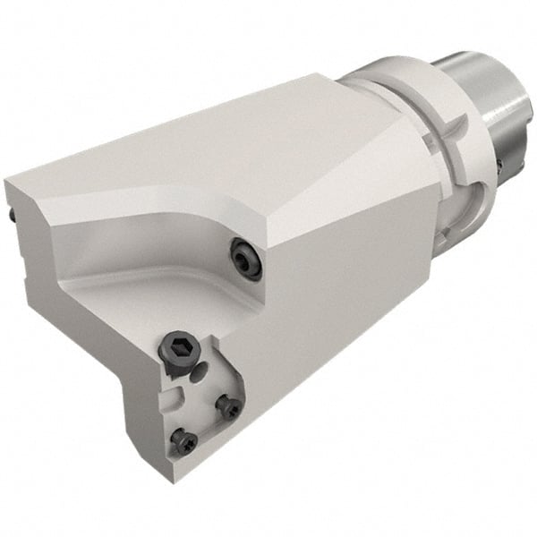 Iscar - 130mm Head Length, Modular Grooving Blade Holder Head - System Size HSK A63WH, Through Coolant - Exact Tooling