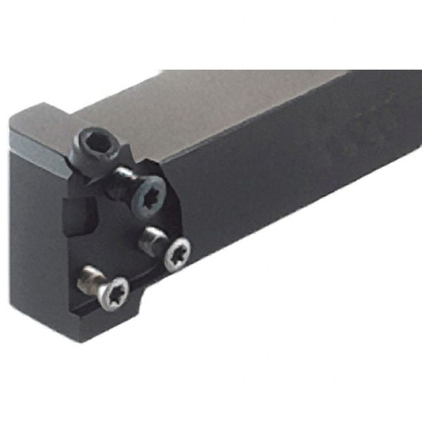 Iscar - MAH, External, Right Hand, Indexable Grooving Tool Holder - 25mm Shank Height, 25mm Shank Width, 130mm OAL - Exact Tooling