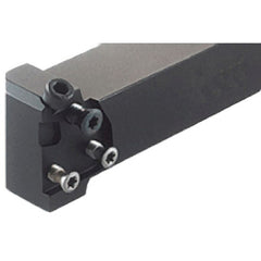 Iscar - MAH, External, Left Hand, Indexable Grooving Tool Holder - 25mm Shank Height, 25mm Shank Width, 130mm OAL - Exact Tooling