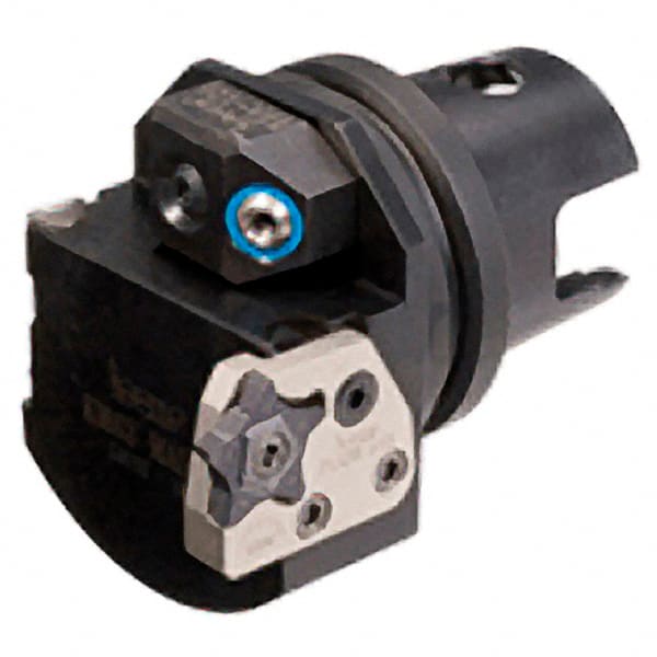 Iscar - 47mm Head Length, Modular Grooving Blade Holder Head - Right Hand Cut, System Size IM50, Through Coolant - Exact Tooling