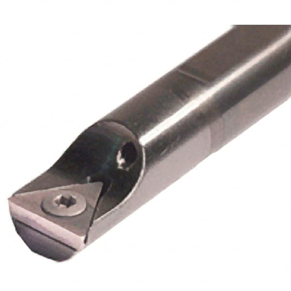 Iscar - 0.689" Min Bore Diam, 8" OAL, 5/8" Shank Diam, E-STFPR Indexable Boring Bar - TP.. 2.. Insert, Screw Holding Method - Exact Tooling