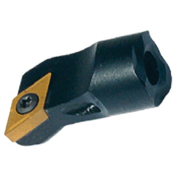 Iscar - Right Hand Cut, 20mm Min Bore Diam, Size E16 Carbide Modular Boring Cutting Unit Head - 29.70mm Max Bore Depth, Through Coolant, Compatible with DCET-WF, DCGT-AS, DCGW/DCMW-M2/S2 (CBN), DCMT-PF, DCMT/DCGT, DCMT/DCGT-SM - Exact Tooling