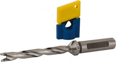 Iscar - 0.335" to 0.351" Diam, 8xD, 2.68" Max Depth, 1/2" Shank Diam, 5.05" OAL, Replaceable-Tip Drill - FCP, ICK, ICK-2M, ICM, ICN, ICP, iCP-2M Insert, 8 Seat Size, 45390168 Toolholder, Series SumoCham - Exact Tooling