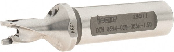Iscar - 0.394" to 0.409" Diam, 1.5xD, 0.59" Max Depth, 5/8" Shank Diam, 3.12" OAL, Replaceable-Tip Drill - FCP, ICK, ICK-2M, ICM, ICN, ICP, iCP-2M Insert, 10 Seat Size, 45391653 Toolholder, Series SumoCham - Exact Tooling
