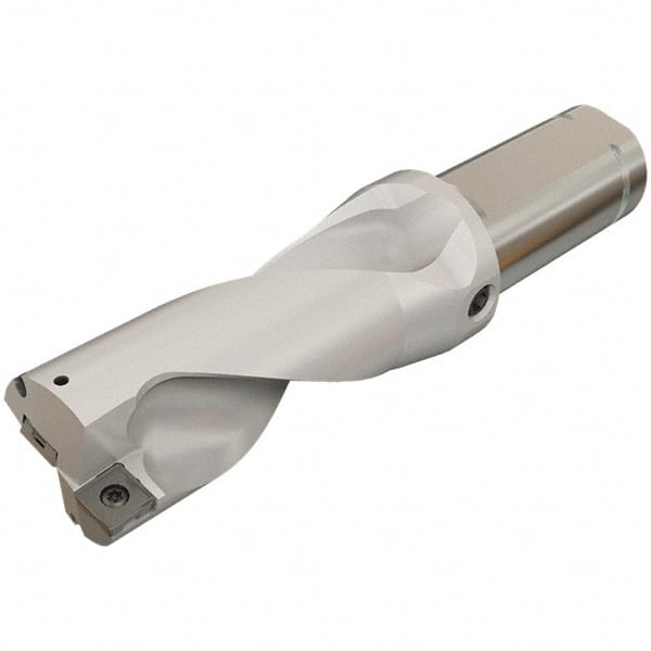 Iscar - 1.97" Max Drill Depth, 2xD, 25mm Diam, Indexable Insert Drill - 2 Inserts, 1-1/4" Shank Diam, Straight Shank - Exact Tooling