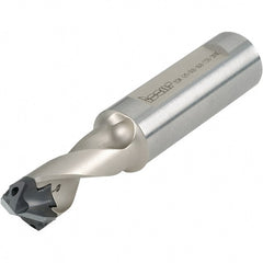 Iscar - 0.59 to 5/8" Diam, 1.5xD, 0.91" Max Depth, 3/4" Shank Diam, 3.74" OAL, Replaceable Tip Drill - IDK, IDM, IDN, IDP Insert, 15 Seat Size, DSM Toolholder, Series ChamDrillJet - Exact Tooling