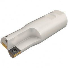 Iscar - 1.13" Max Drill Depth, 1xD, 1-1/8" Diam, Indexable Insert Drill - 2 Inserts, 1-1/4" Shank Diam, Straight Shank - Exact Tooling