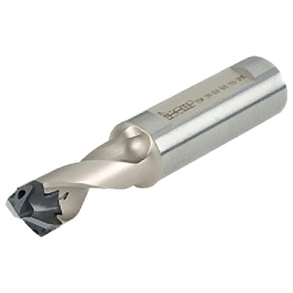 Iscar - 0.394 to 0.429" Diam, 1.5xD, 0.59" Max Depth, 5/8" Shank Diam, 3.11" OAL, Replaceable Tip Drill - IDK, IDM, IDN, IDP Insert, 10 Seat Size, DSM Toolholder, Series ChamDrillJet - Exact Tooling