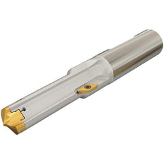 Iscar - 6.8 to 7.49mm Diam, 0.18xD, 21mm Max Depth, 14mm Shank Diam, 66mm OAL, Replaceable Tip Drill - AOMT, IDI-SG, IDI-SK Insert, 6.8 Seat Size, DCT Toolholder, Series Pre-Thread - Exact Tooling