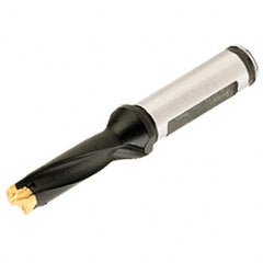Iscar - 0.315 to 0.331" Diam, 3xD, 0.94" Max Depth, 1/2" Shank Diam, Replaceable Tip Drill - 8 Seat Size, DCM Toolholder, Series ChamDrill - Exact Tooling