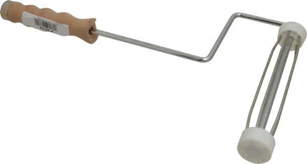 Premier Paint Roller - 9" Wide x 9" Long Roller Frame - Wood Handle - Exact Tooling