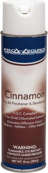 PRO-SOURCE - 10 oz Aerosol Can Fabric Deodorizer - Spray, Cinnamon Scent - Exact Tooling