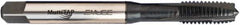 Emuge - M5x0.80 Metric Coarse, 3 Flute, Nitride/Oxide Finish, Vanadium High Speed Steel Spiral Point Tap - Plug Chamfer, Right Hand Thread, 70mm OAL, 6H Class of Fit - Exact Tooling