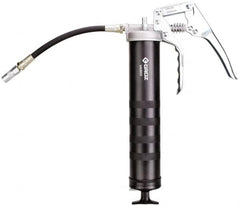 PRO-LUBE - 7,000 Max psi, Flexible Pistol Grease Gun - 14 oz Capacity, 1/8 Thread Outlet, 33 Strokes per oz - Exact Tooling