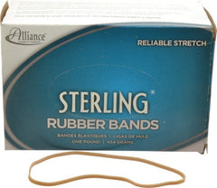 Alliance - 7 Inch Circumference, 1/8 Inch Wide, Ergonomic Rubber Band Strapping - 250 Pieces - Exact Tooling