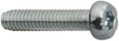 Made in USA - M1.4 Pan Head Torx Sheet Metal Screw - Case Hardened Steel, 4" Length Under Head, Grade 1022, T3 Drive - Exact Tooling