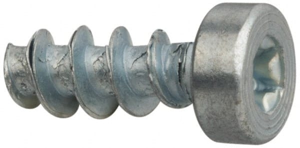 Made in USA - M3 Pan Head Torx Sheet Metal Screw - Case Hardened Steel, 10" Length Under Head, Grade 1022, T10 Drive - Exact Tooling