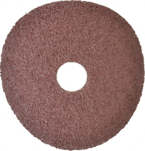 DeWALT - 4-1/2" Diam 7/8" Hole 24 Grit Fiber Disc - Aluminum Oxide, 13,300 Max RPM - Exact Tooling