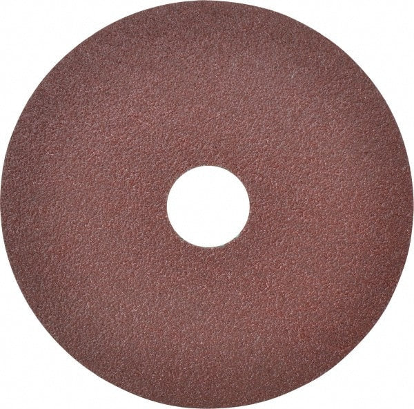 DeWALT - 4-1/2" Diam 7/8" Hole 60 Grit Fiber Disc - Aluminum Oxide, 13,300 Max RPM - Exact Tooling