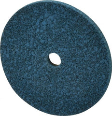 Norton - 3" Diam, 1/8" Face Width, 3/8" Center Hole, Medium Grade, Aluminum Oxide Deburring Wheel - Unitized, Medium Density 7 Grade - Exact Tooling