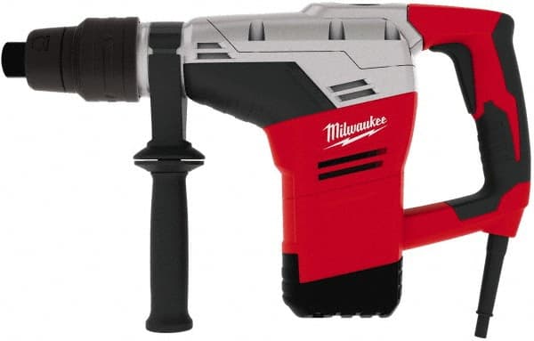 Milwaukee Tool - 120 Volt 1-9/16" Spline Chuck Electric Rotary Hammer - 0 to 3,000 BPM, 0 to 450 RPM - Exact Tooling