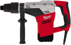 Milwaukee Tool - 120 Volt 1-9/16" Spline Chuck Electric Rotary Hammer - 0 to 3,000 BPM, 0 to 450 RPM - Exact Tooling